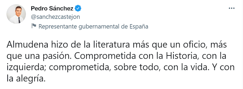 女情色小说家去世，竟引首相桑切斯撰文悼念！她为何如此受人尊敬？